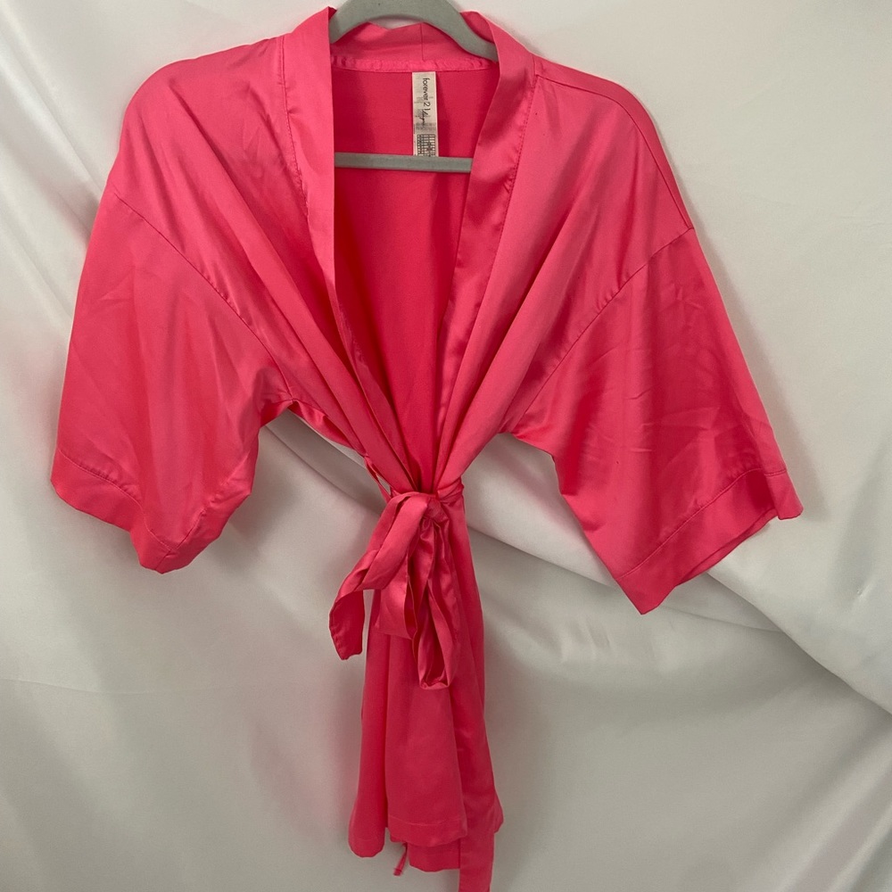 Hot pink robe